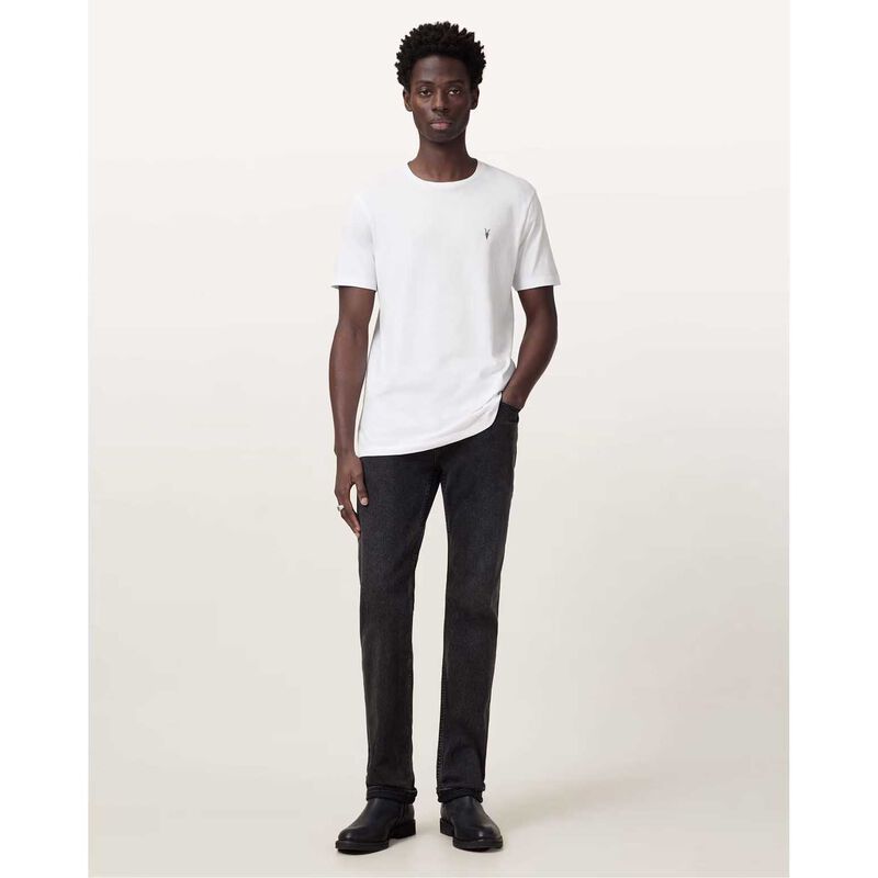 AllSaints Brace Brushed Cotton Crew Neck T-Shirt image number 3